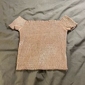 Smocked Off-Shoulder Top